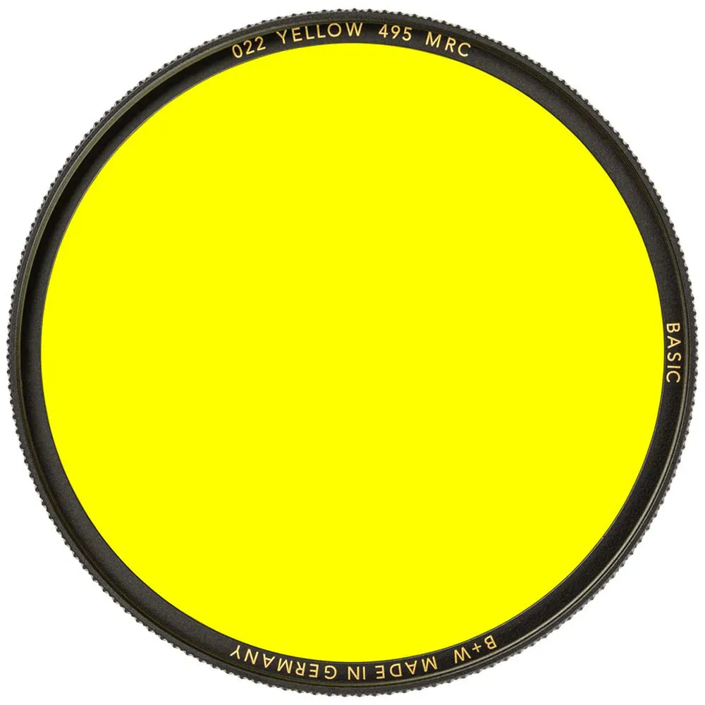 Filtr żółty B+W Basic 022 Yellow MRC 52mm