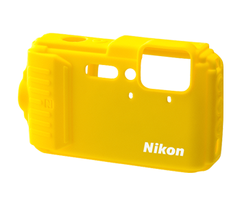 Nikon silikonowa osłona na aparat AW130 - żółta
