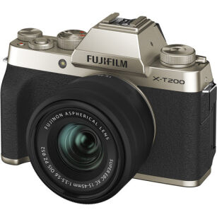 Fujifilm X-T200 + XC 15-45 złoty