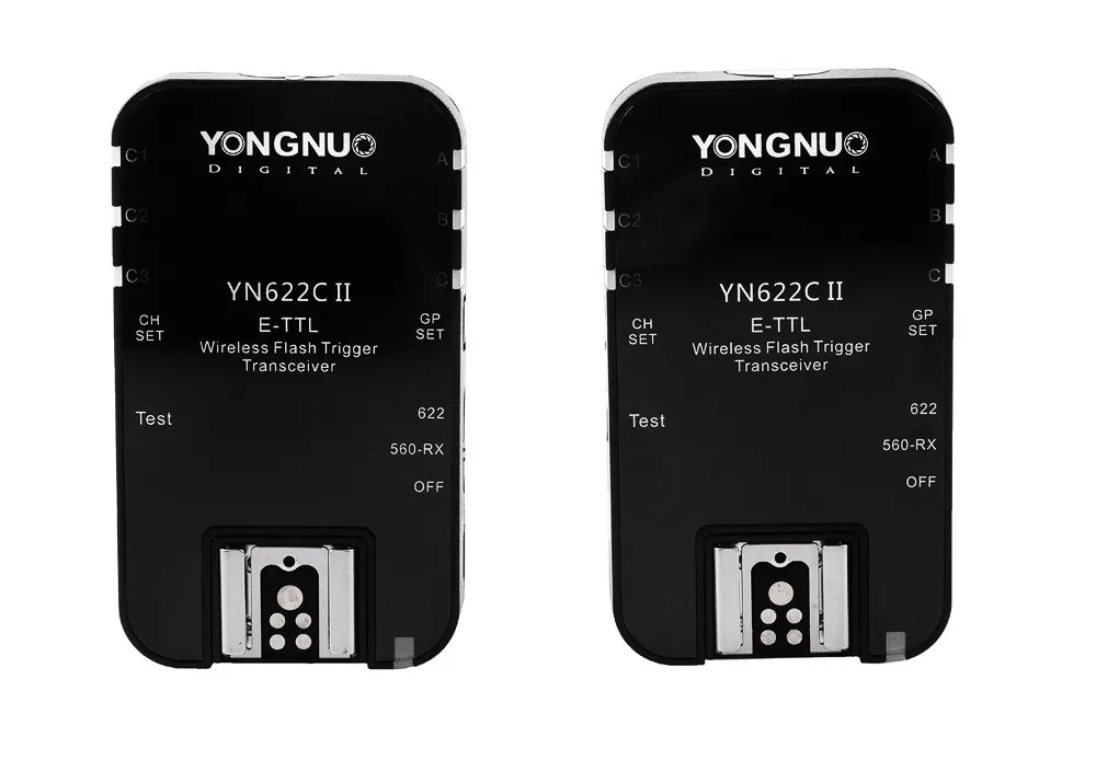 Zestaw dwóch wyzwalaczy radiowych Yongnuo YN622C II do Canon