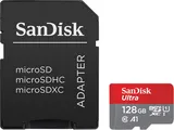 Karta Sandisk Ultra Android microSDXC 128 GB 140MB/s A1 Cl.10 UHS-I + ADAPTER