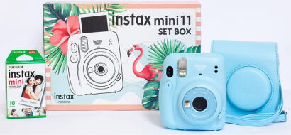 Fujifilm Instax Mini 11 Sky Blue Big BOX z albumem