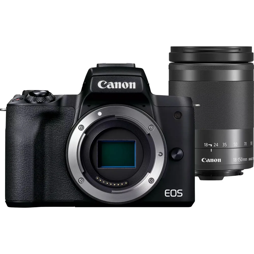 Canon M50 Mark II czarny + EF-M 18-150mm + RATY 10x0%