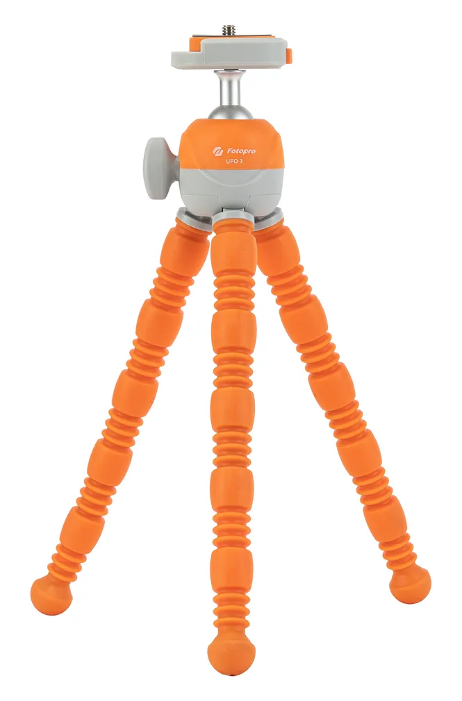 Statyw elastyczny Fotopro UFO3 - pomarańczowy